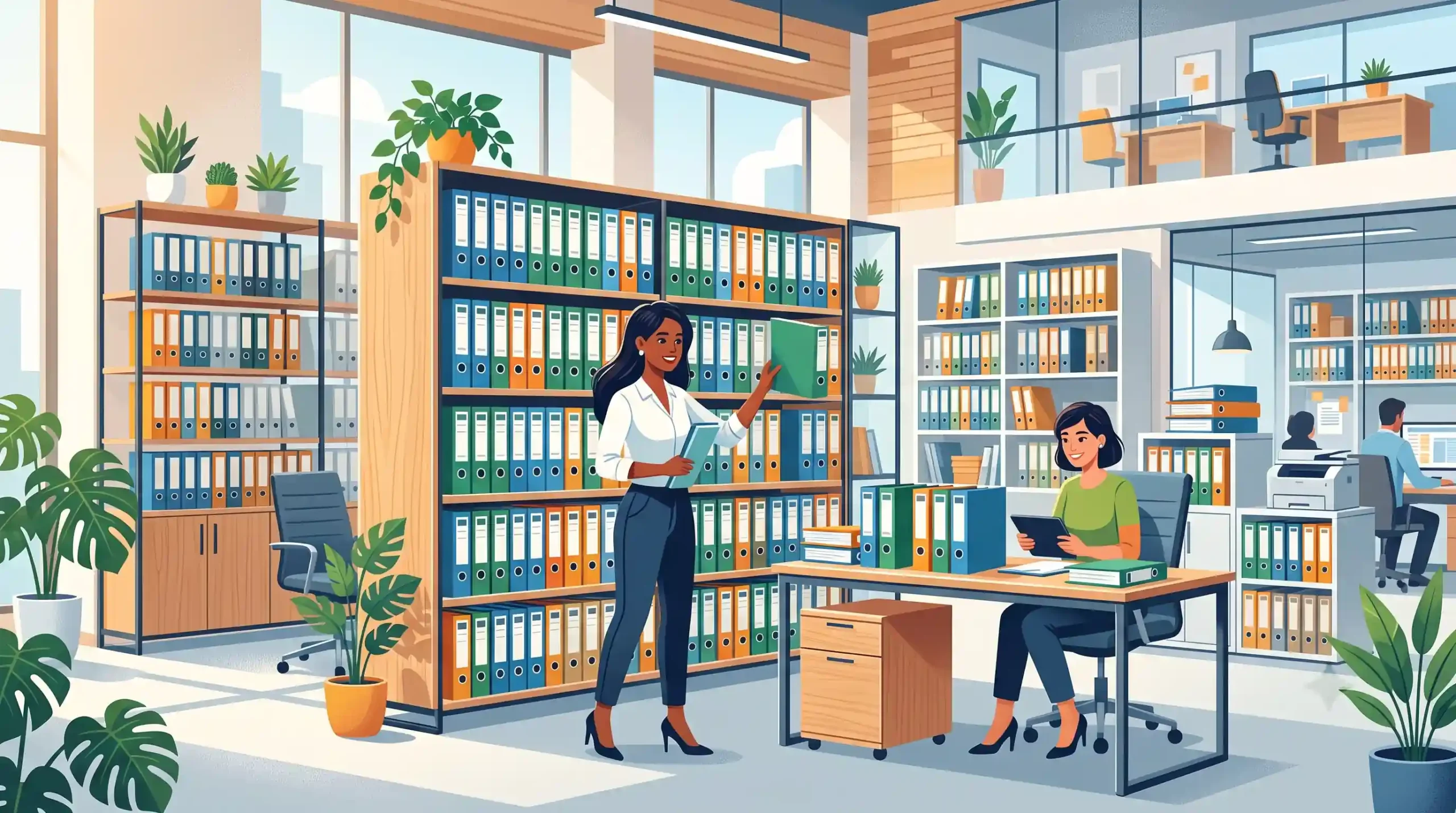 🛋️ انتخاب مبلمان اداری مناسب برای فضاهای بایگانی و زونکن‌ها