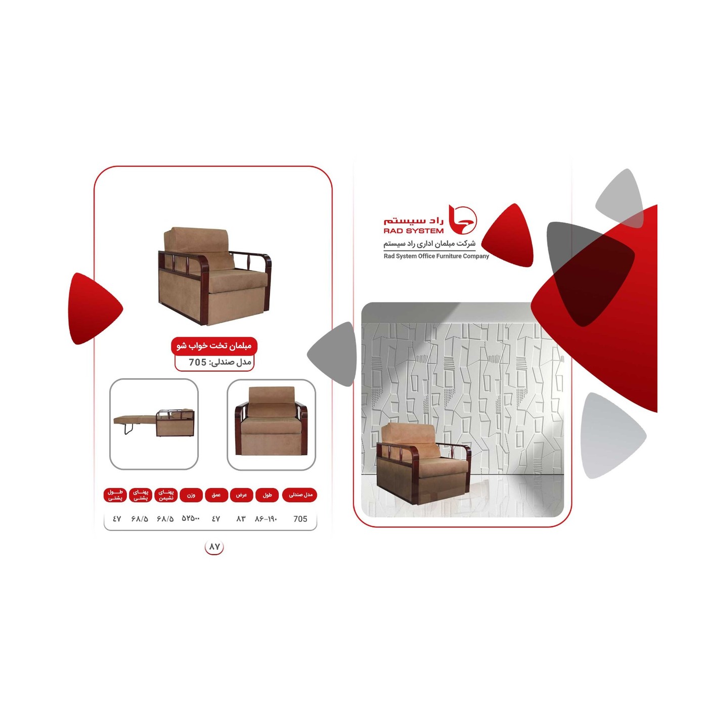 راد سیستم محصول کاتالوگ 088