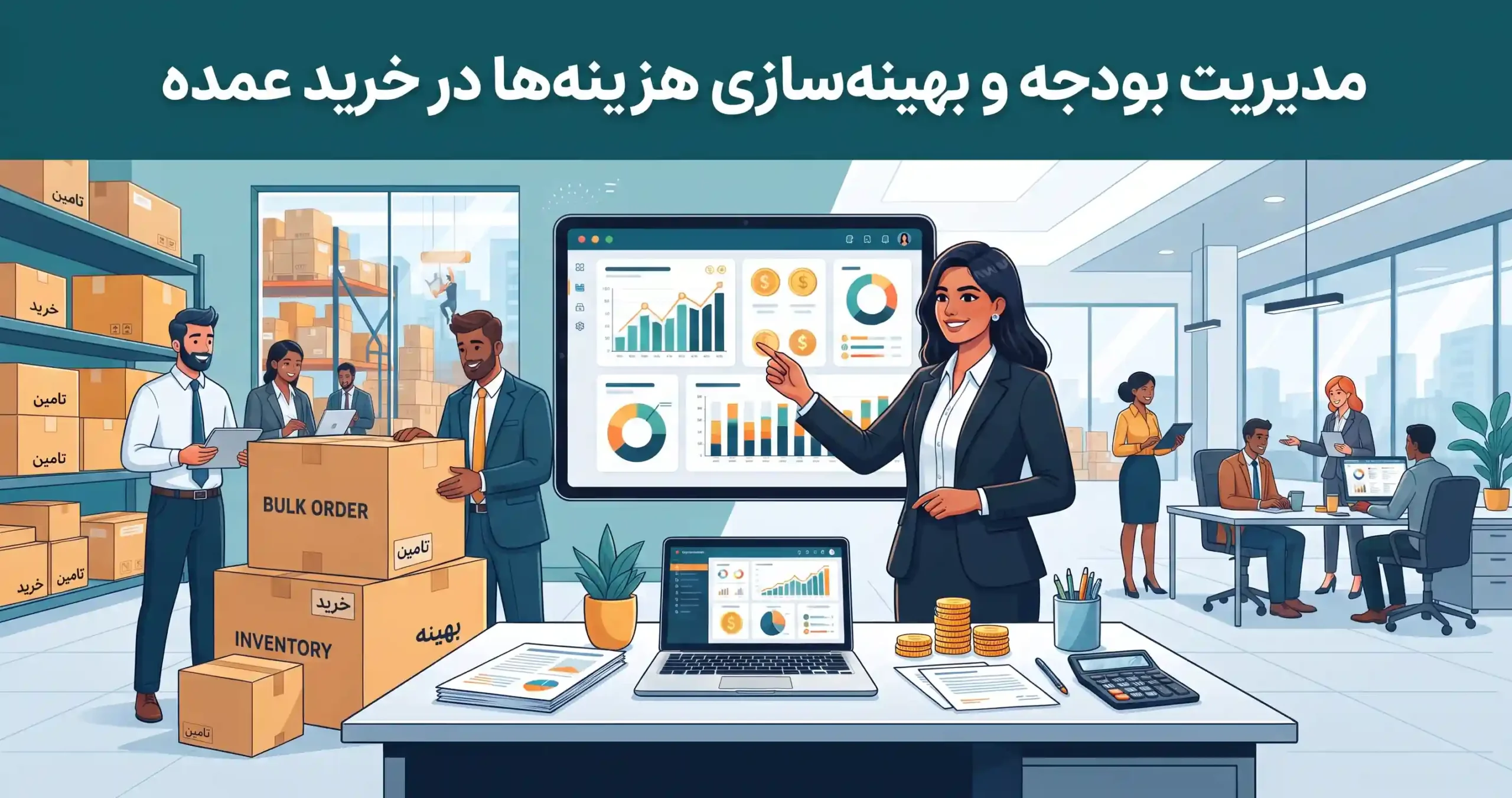 💰 مدیریت بودجه و بهینه‌سازی هزینه‌ها در خرید عمده