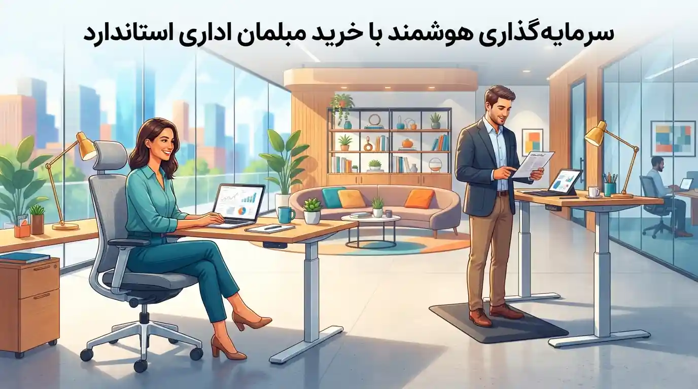 💰 سرمایه‌گذاری هوشمند با خرید مبلمان اداری استاندارد