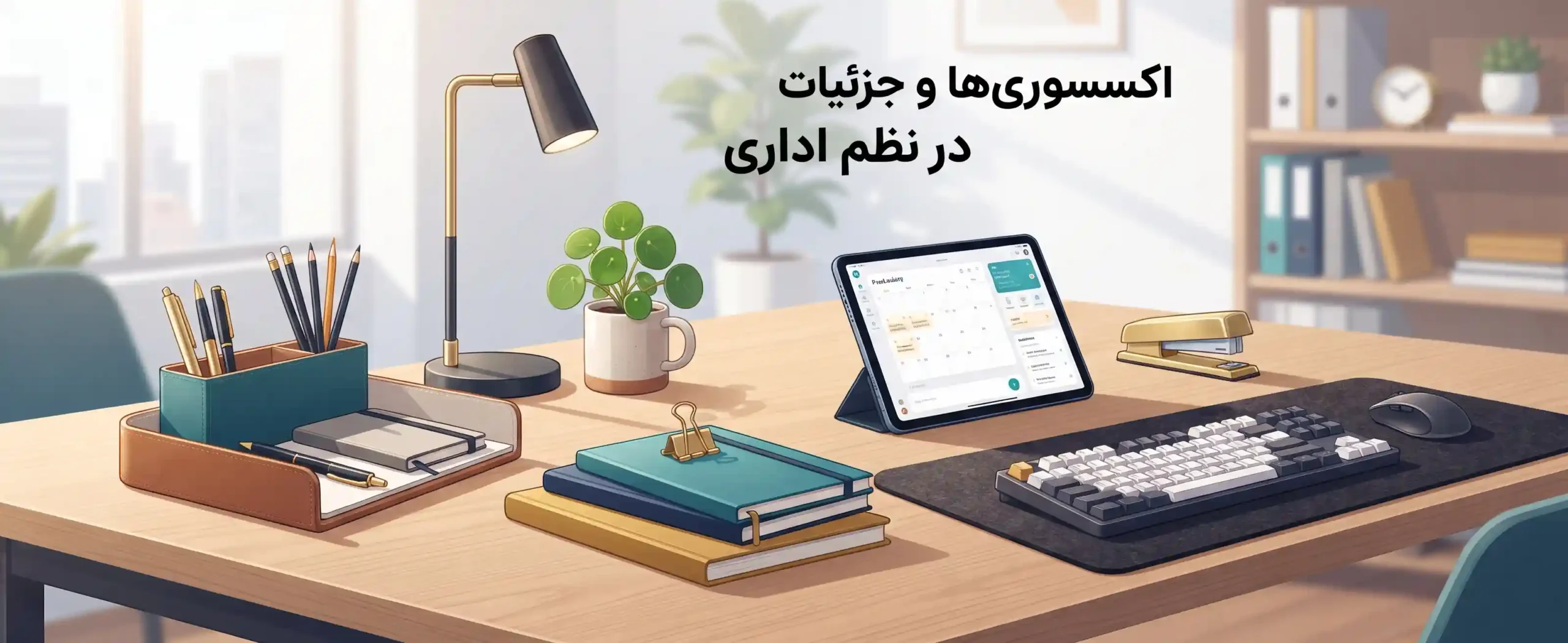 ✨ اکسسوری‌ها و جزئیات تاثیرگذار در نظم اداری