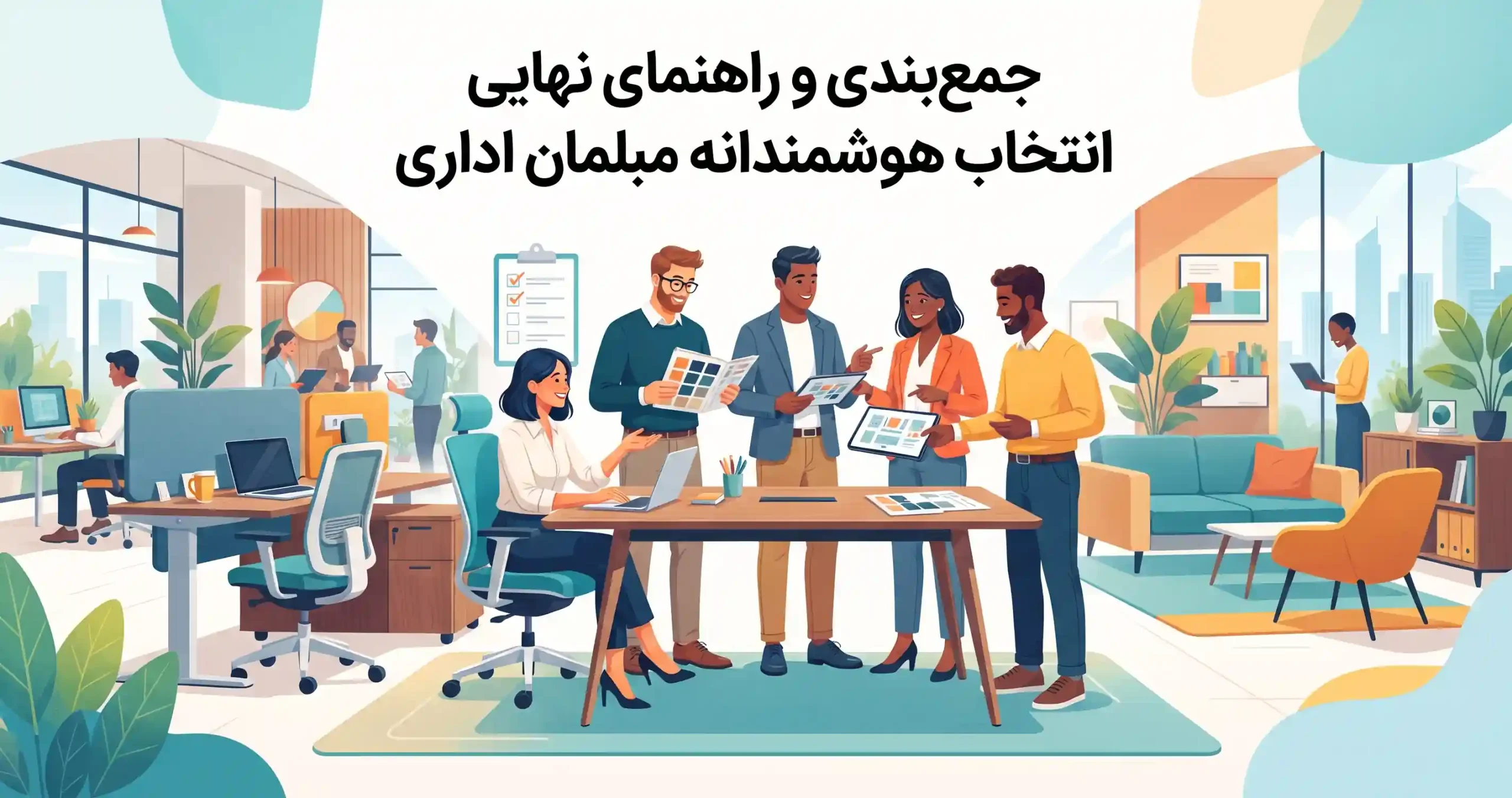 🎯 جمع‌بندی و راهنمای نهایی انتخاب هوشمندانه مبلمان اداری