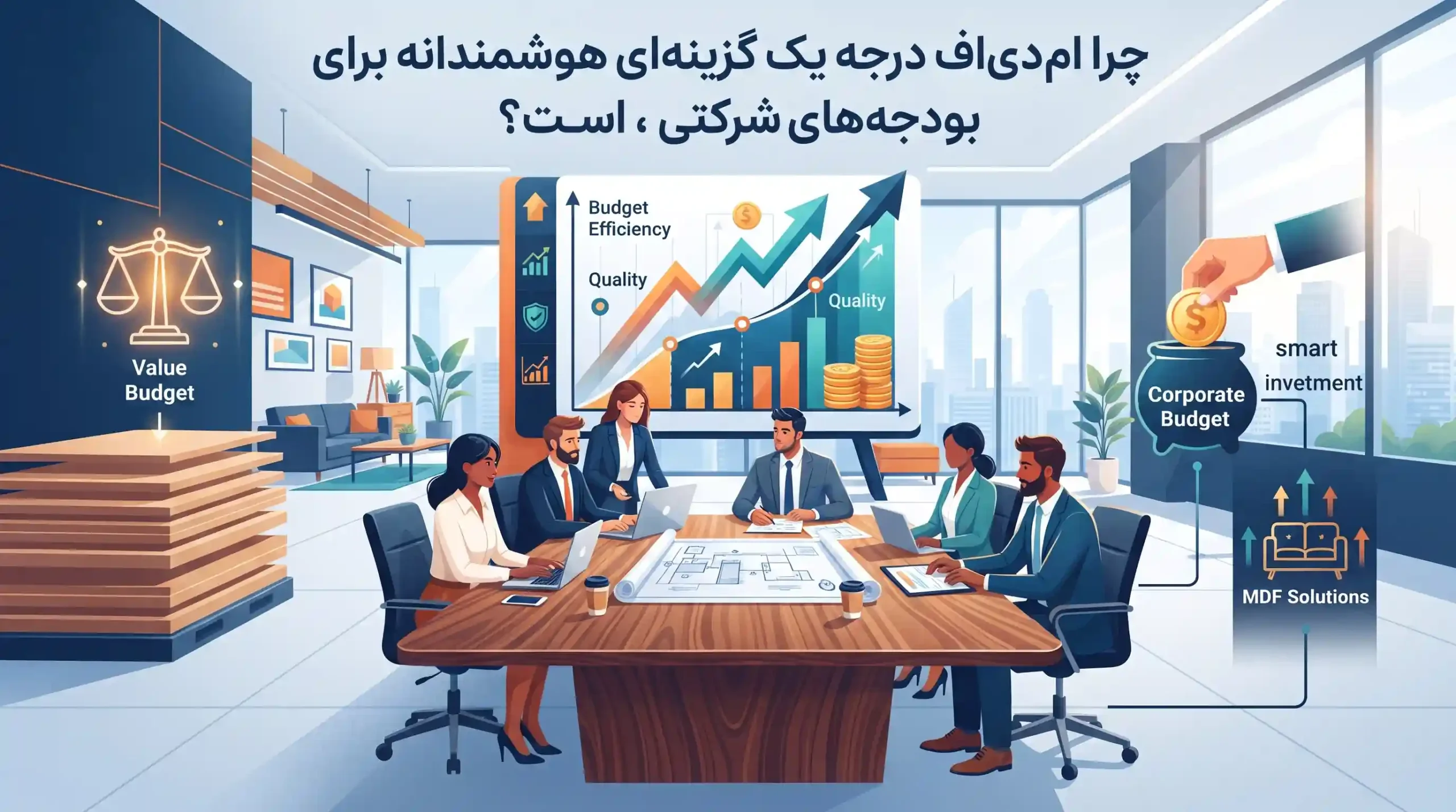 💼 چرا ام‌دی‌اف درجه یک گزینه‌ای هوشمندانه برای بودجه‌های شرکتی است؟