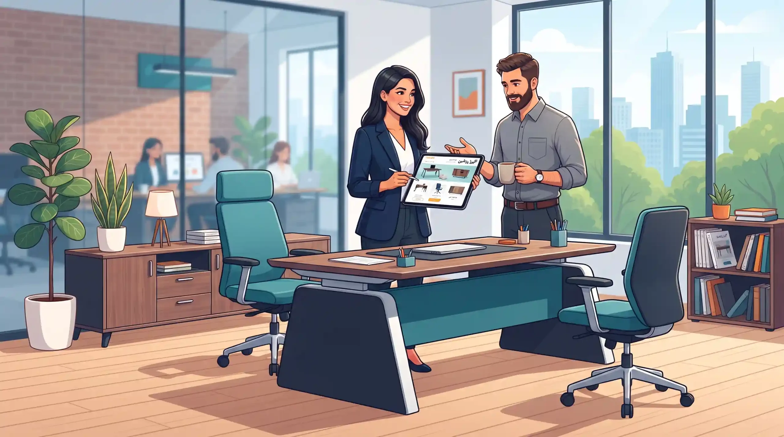 🏆 راهنمای جامع انتخاب نهایی و ثبت سفارش از مبلمان اداری البرز پرشین