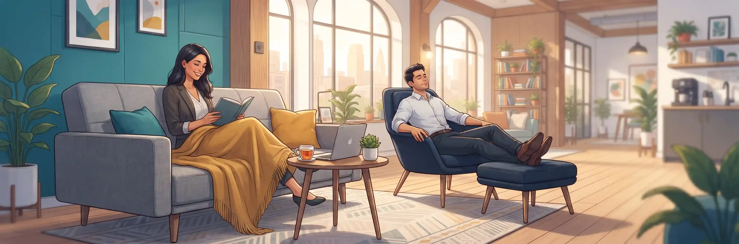 🛋️ مبل‌های اداری، تخت‌خواب‌شو و تجهیز فضاهای استراحت