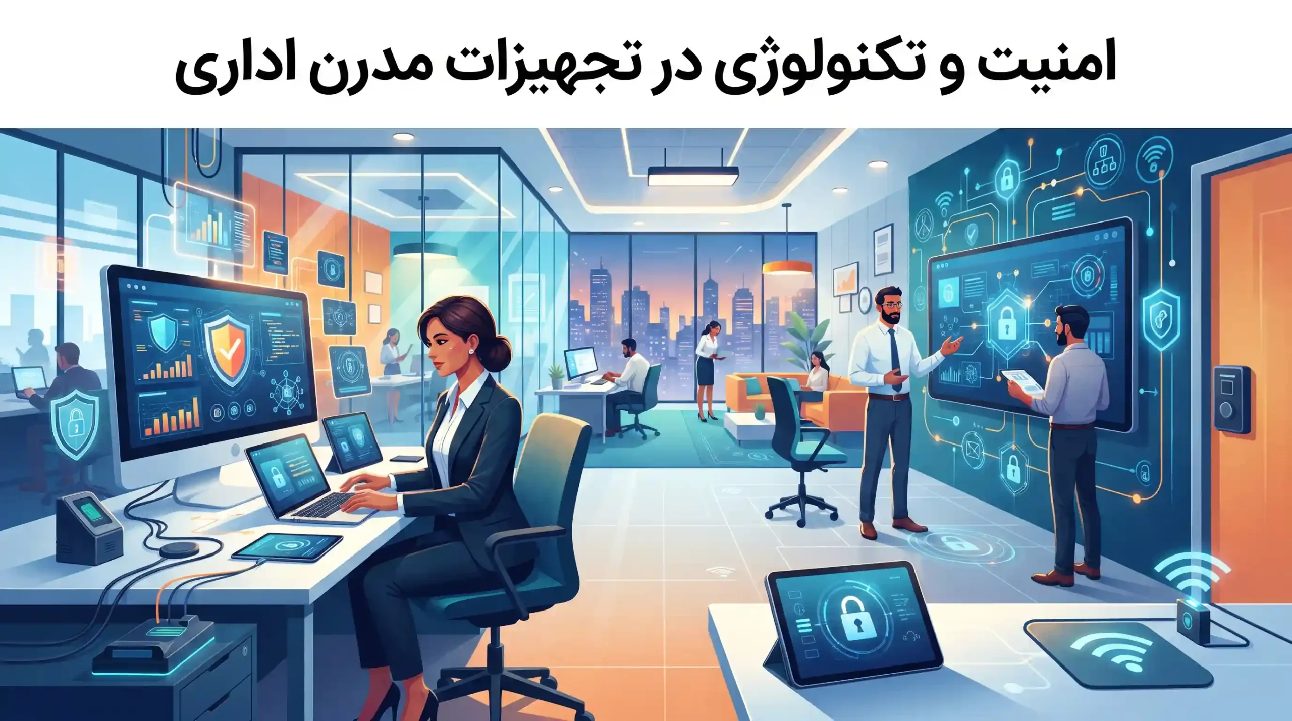 🔒 امنیت و تکنولوژی در تجهیزات مدرن اداری