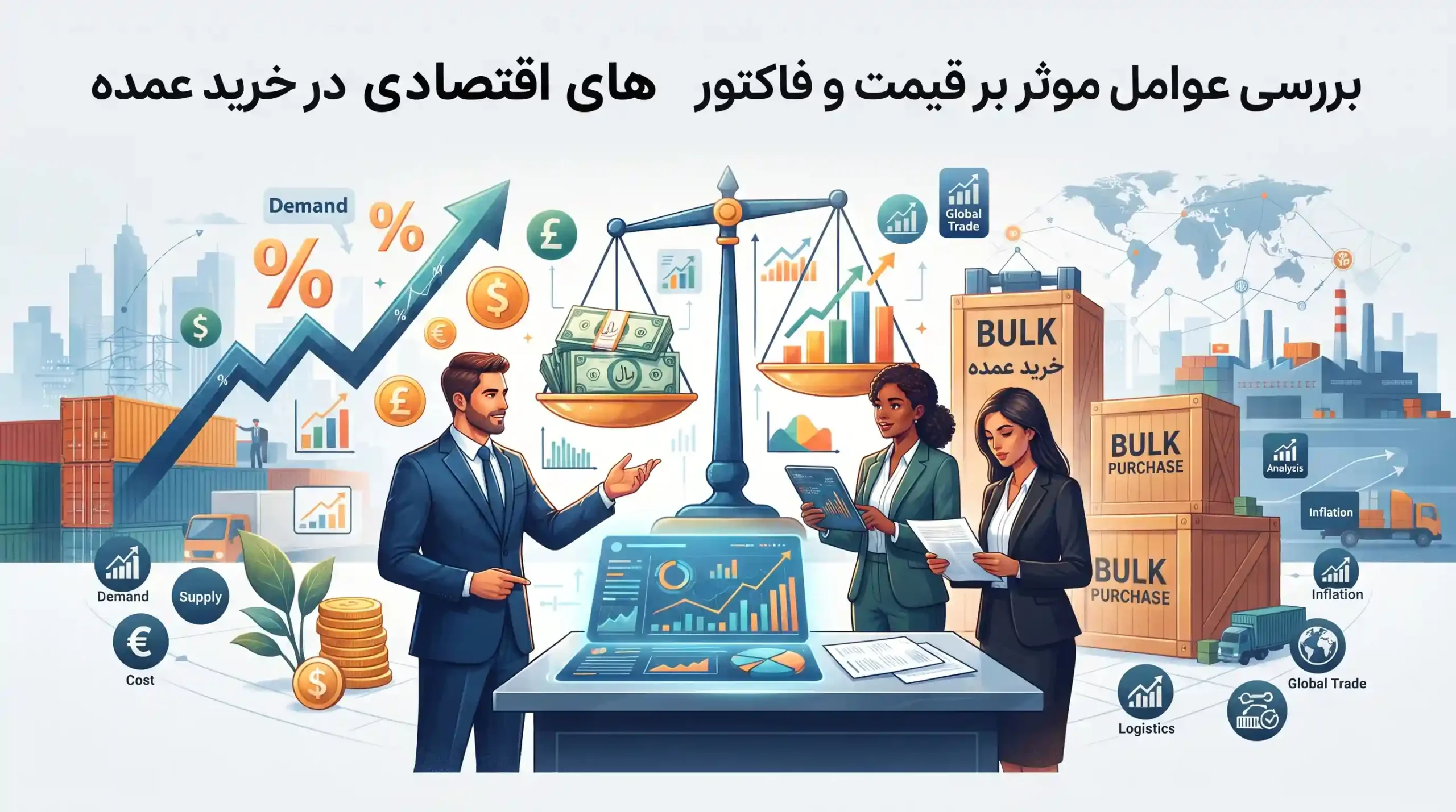 💰 بررسی عوامل موثر بر قیمت و فاکتورهای اقتصادی در خرید عمده