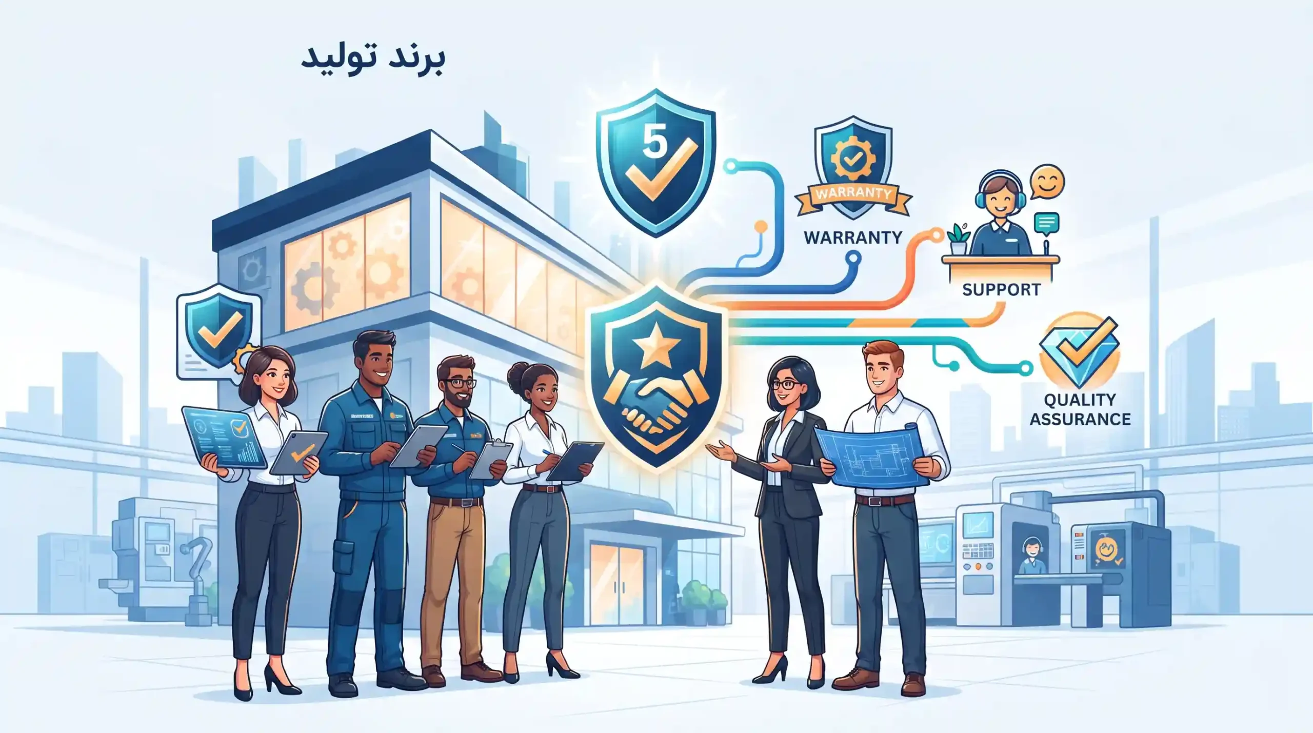 🛠️ معیار پنجم: گارانتی، خدمات و اعتبار برند تولیدکننده