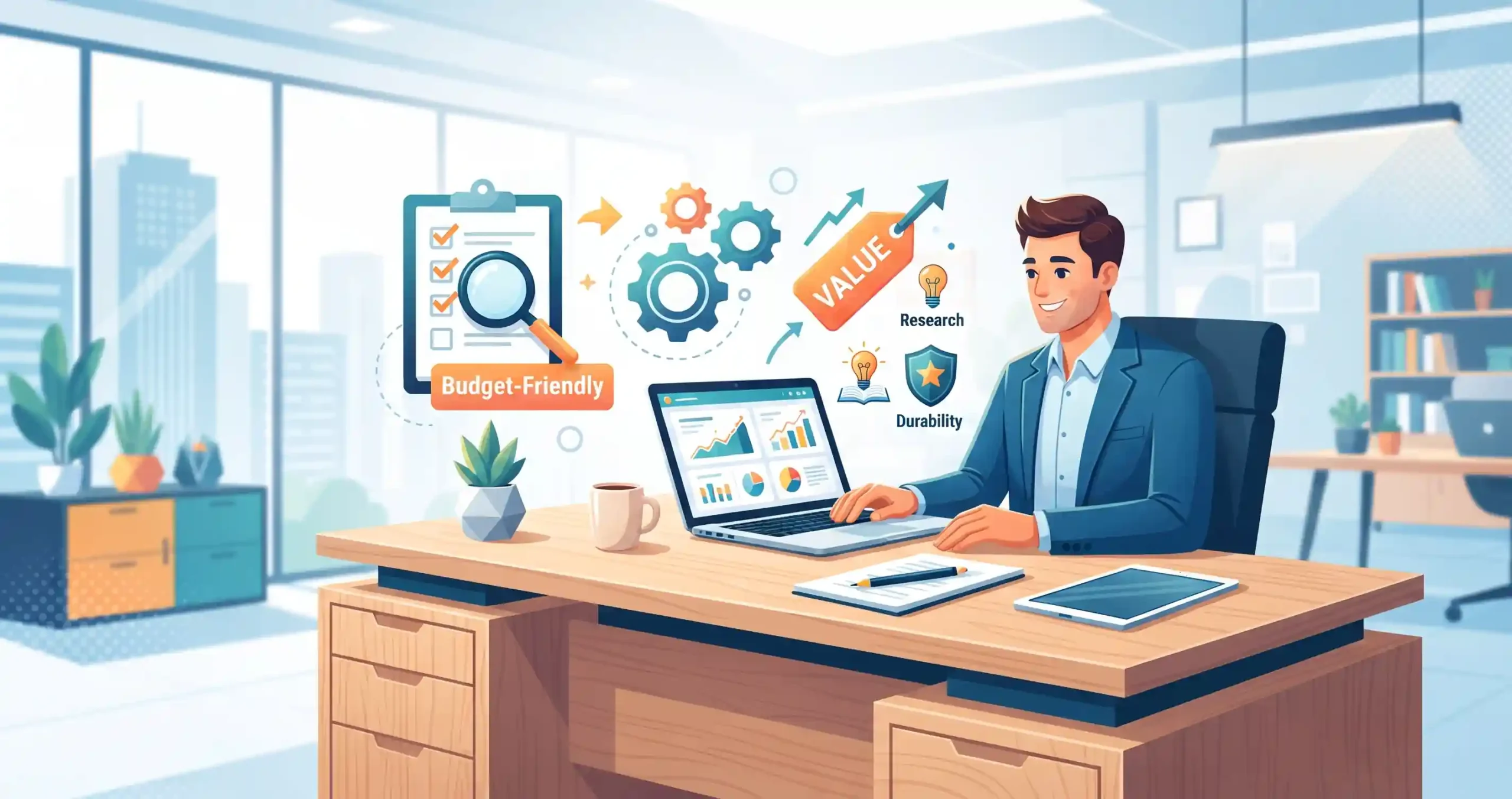 💡 استراتژیهای هوشمندانه برای خرید میز مدیریت MDF ارزان ولی باکیفیت