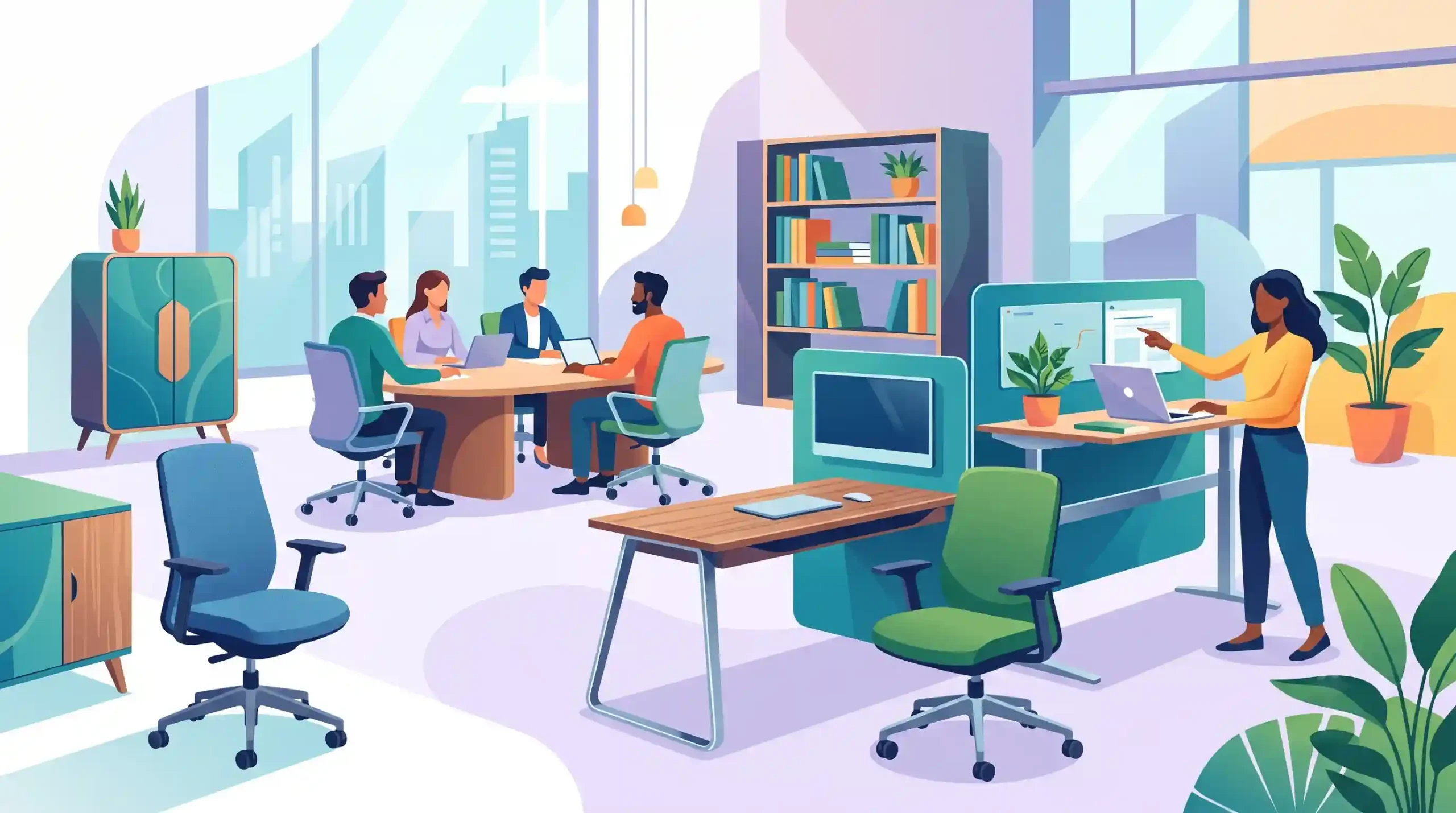 🏬 نقش مجموعه مبلمان اداری البرز پرشین در تامین تجهیزات اداری استاندارد