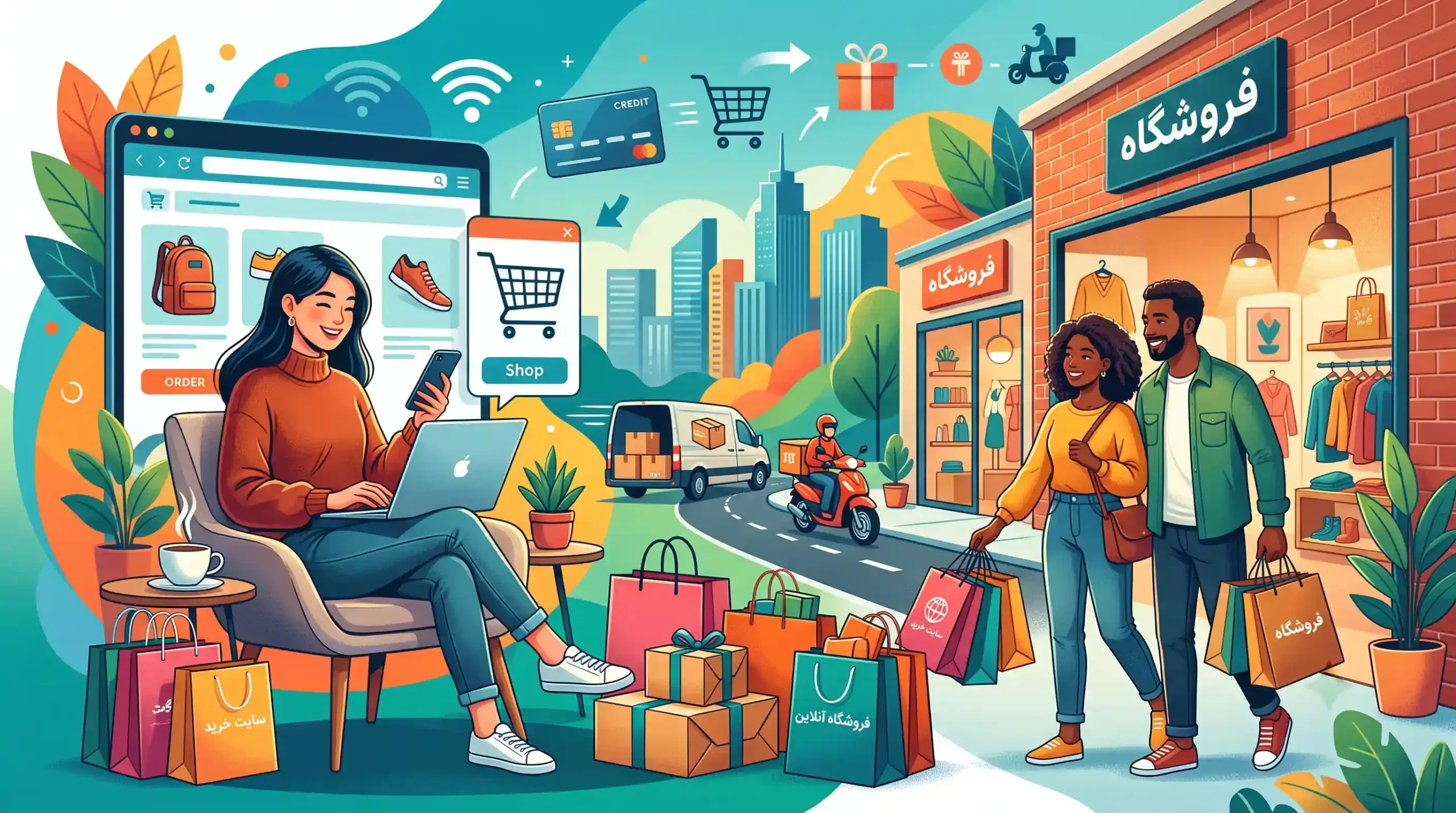 💡 راهنمای نهایی خرید و سفارش‌دهی آنلاین و حضوری