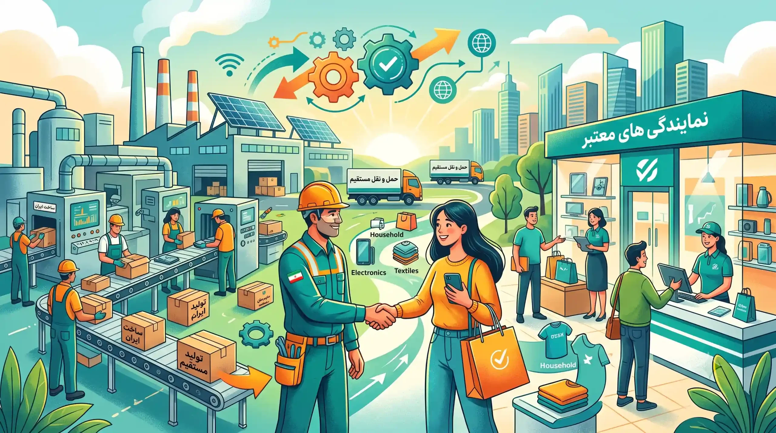 🏭 نکته پنجم خرید مستقیم از تولیدکننده و نمایندگی های معتبر