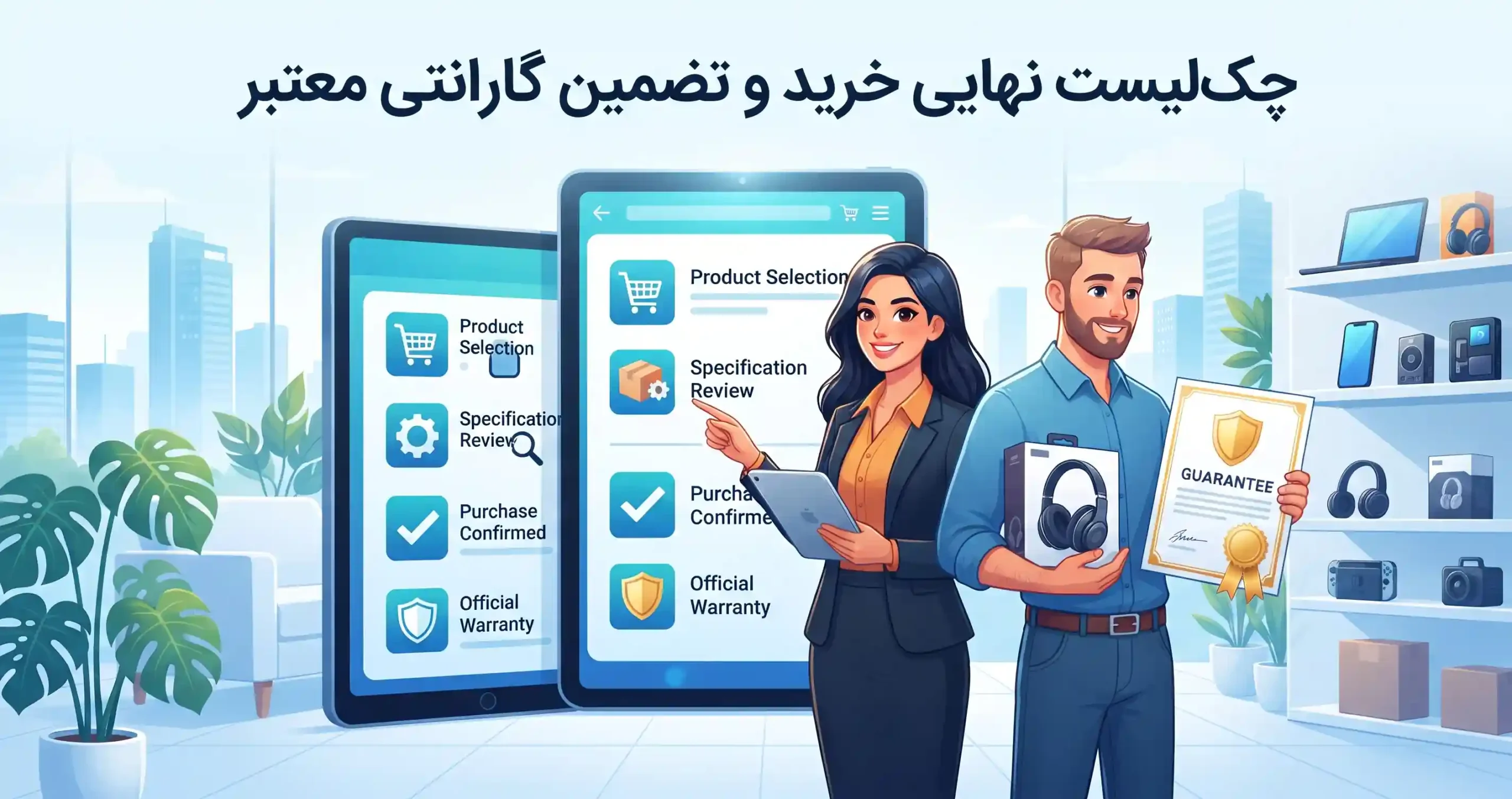 📋 چک‌لیست نهایی خرید و تضمین گارانتی معتبر