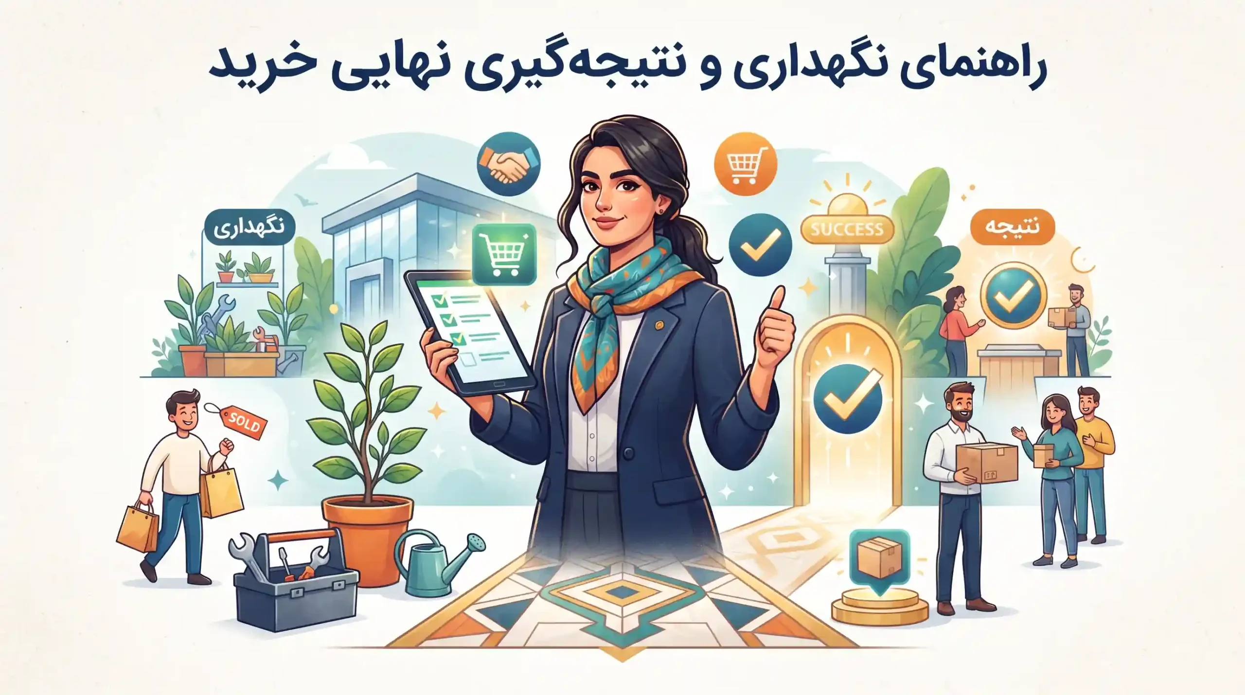 💡 راهنمای نگهداری و نتیجه‌گیری نهایی خرید
