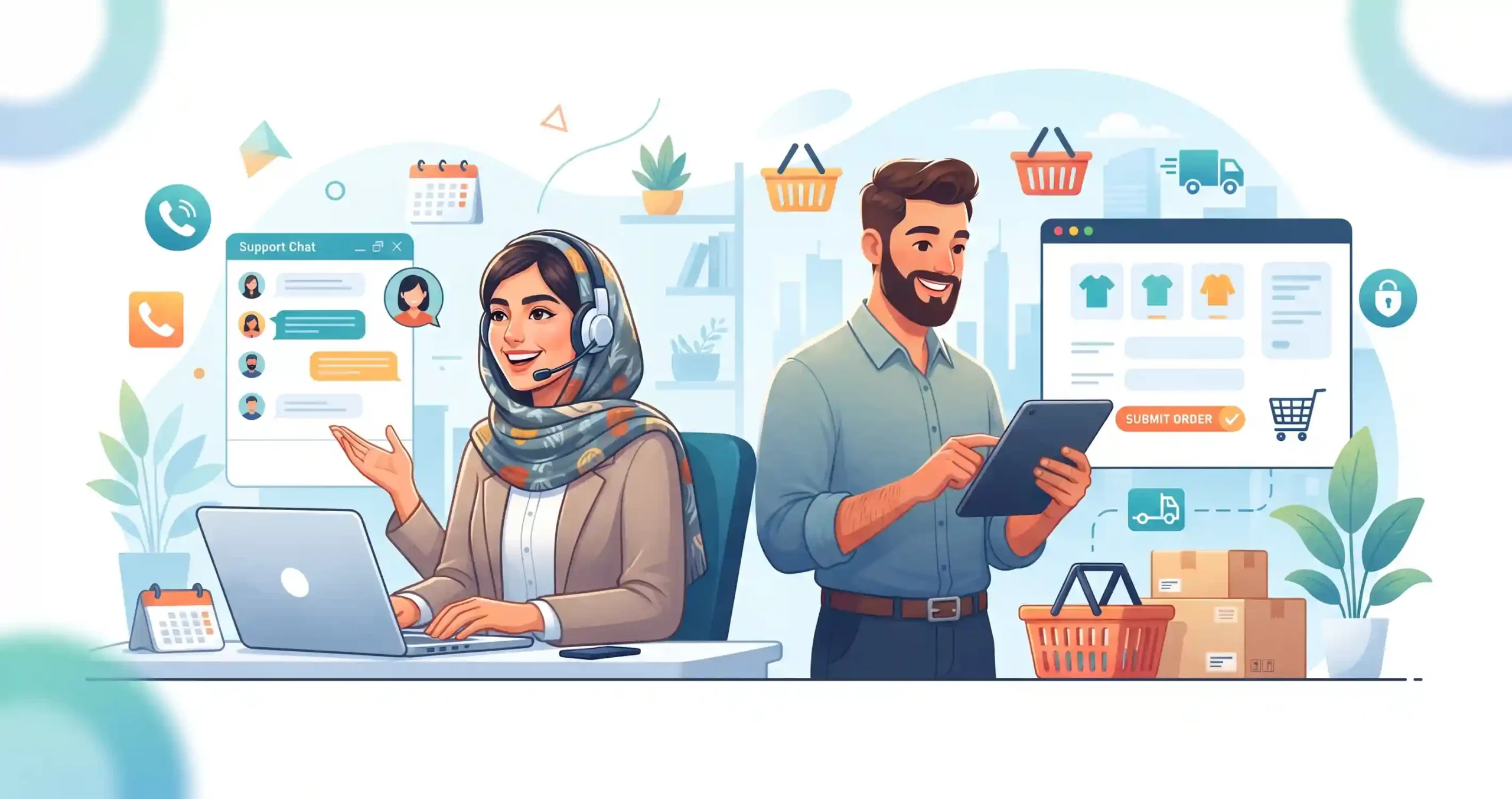 📞 ارتباط با ما و راه های ثبت سفارش آسان