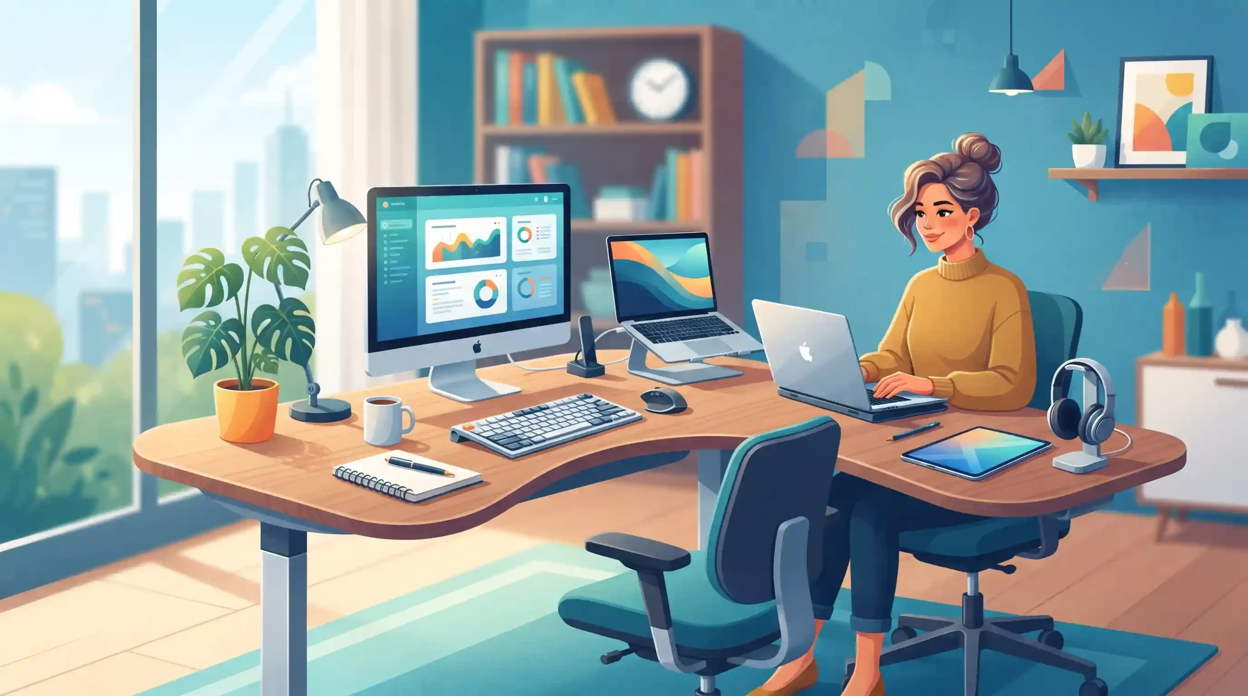 💡 ارگونومی، کارایی و زیبایی در تجهیزات جانبی میز کار