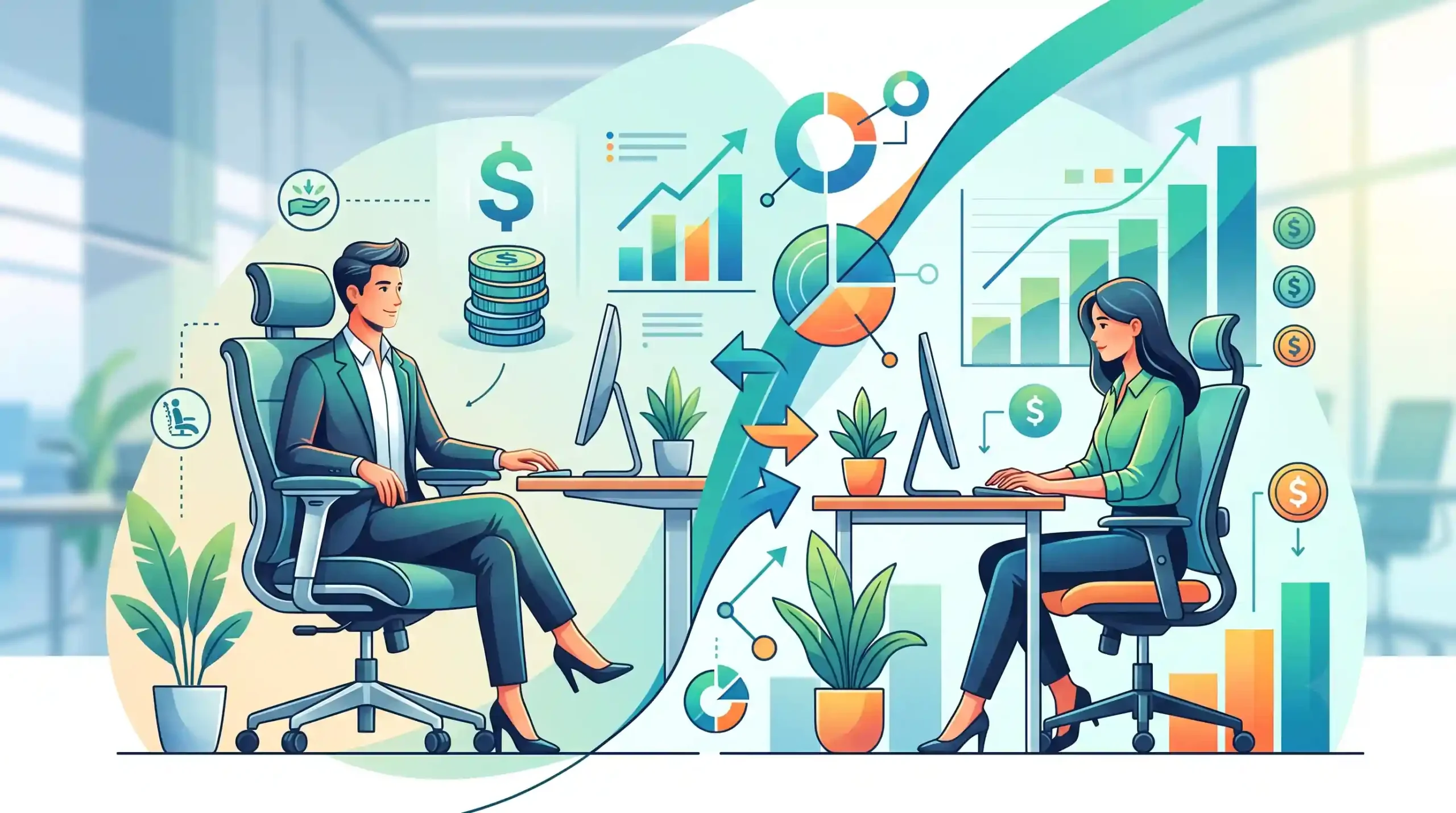 🏢 مقایسه قیمت صندلی اداری ارگونومیک برای ردههای شغلی مدیریتی و کارمندی
