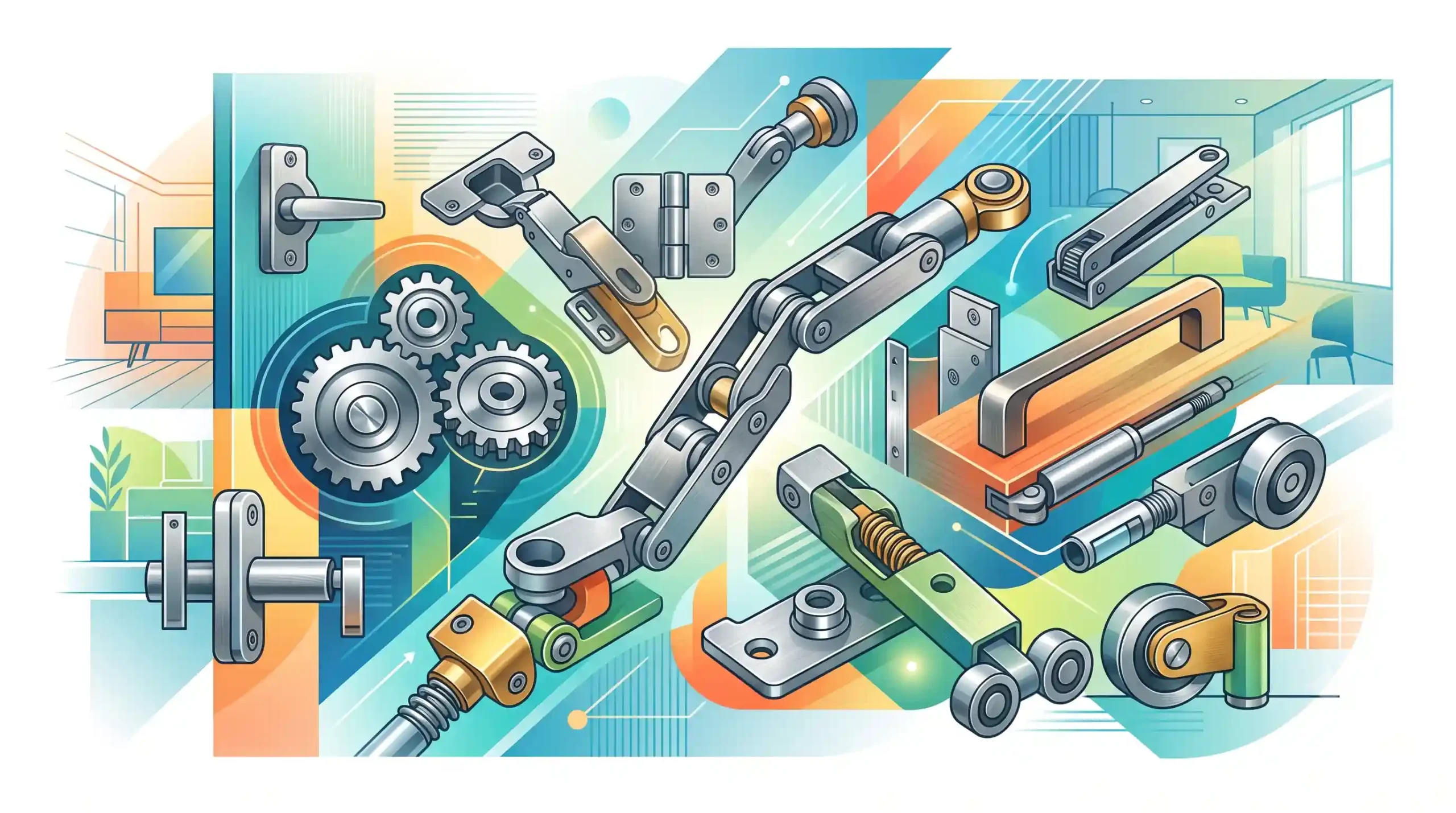 ⚙️ یراق‌آلات، مکانیزم‌ها و قطعات جانبی مدرن (فاکتور سوم)