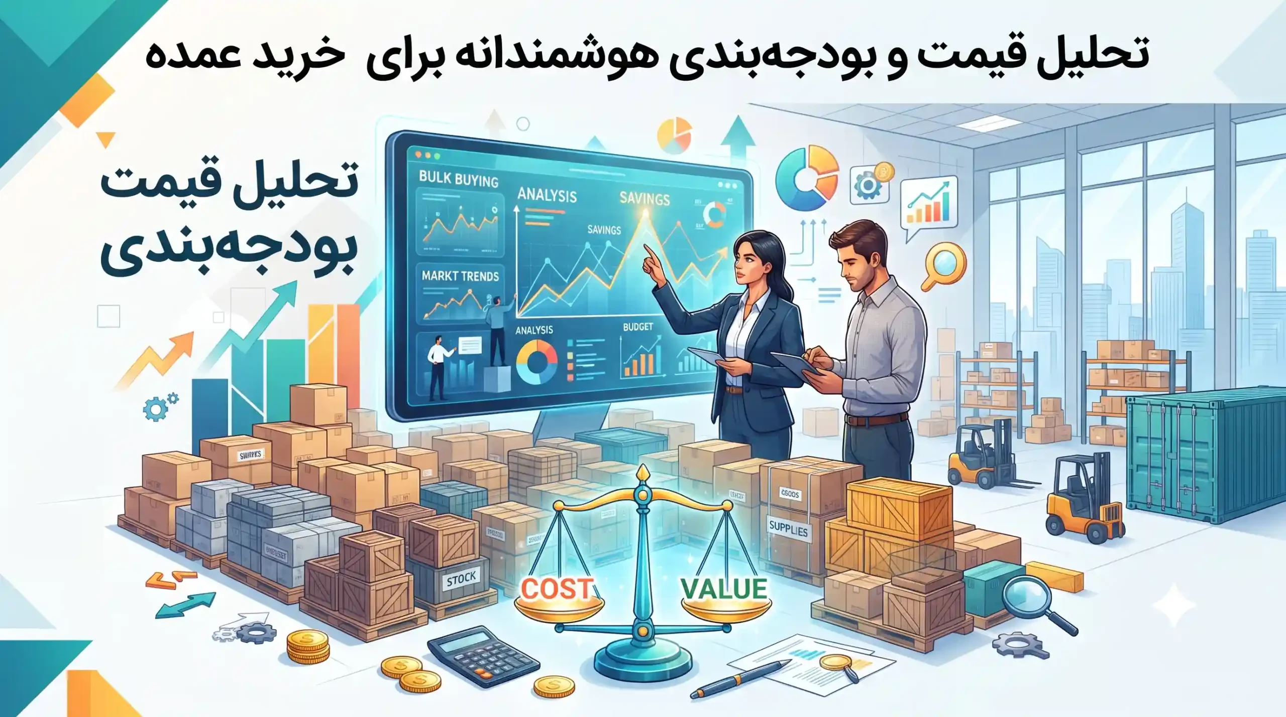 💰 تحلیل قیمت و بودجه‌بندی هوشمندانه برای خرید عمده