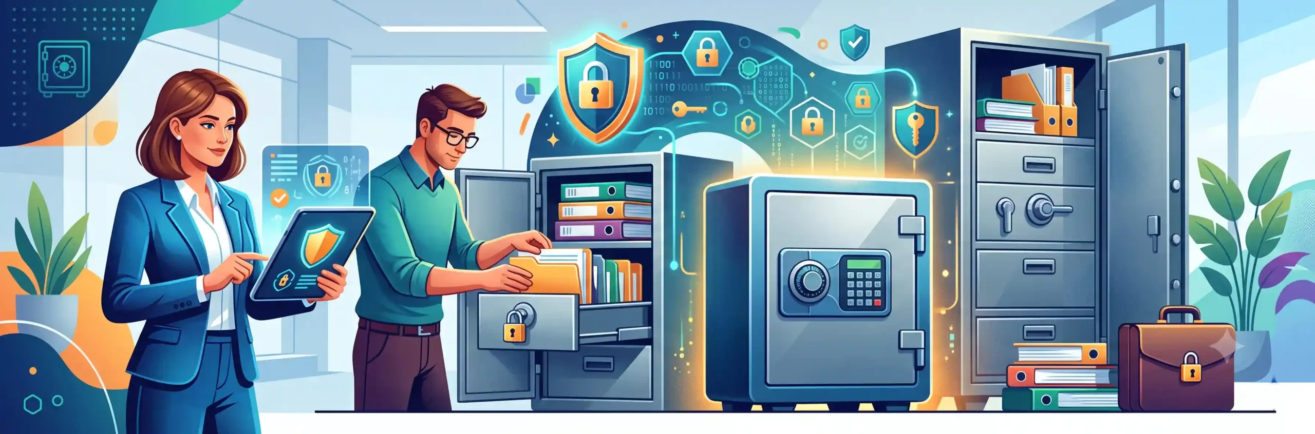 🔐 امنیت و حفاظت از اسناد با گاوصندوق و کمدهای امنیتی فلزی