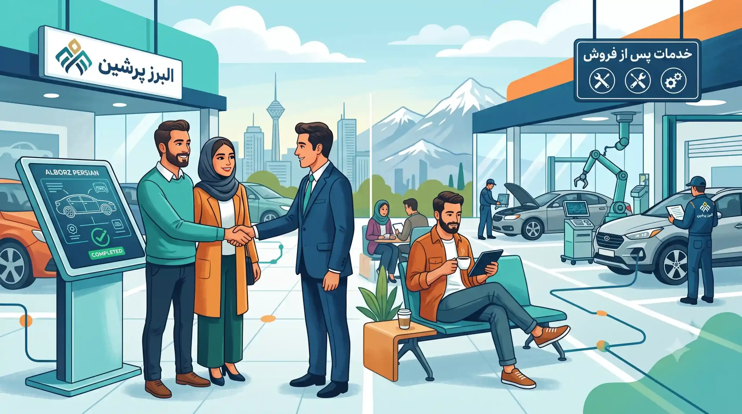 🛒 راهنمای جامع خرید نهایی و خدمات پس از فروش البرز پرشین