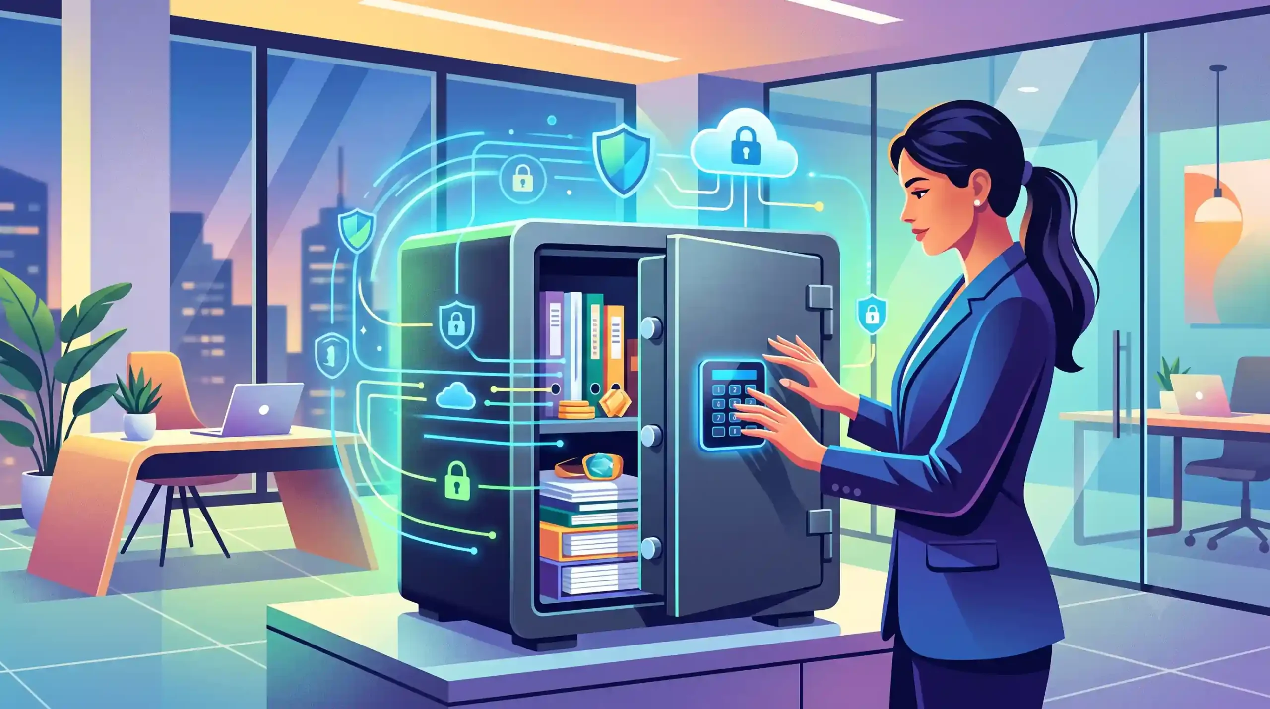🛡️ امنیت مدارک و اشیاء قیمتی در دفتر کار با گاوصندوق‌های مدرن