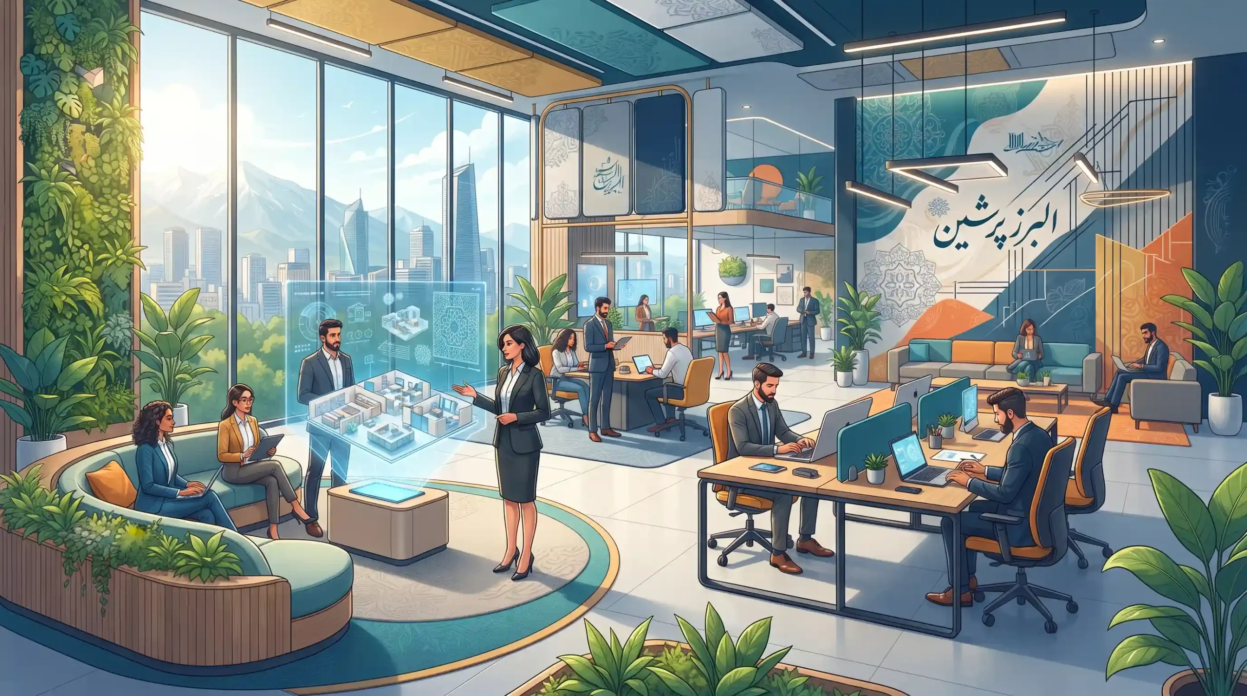 🚀 آینده دکوراسیون اداری و خدمات نوین البرز پرشین