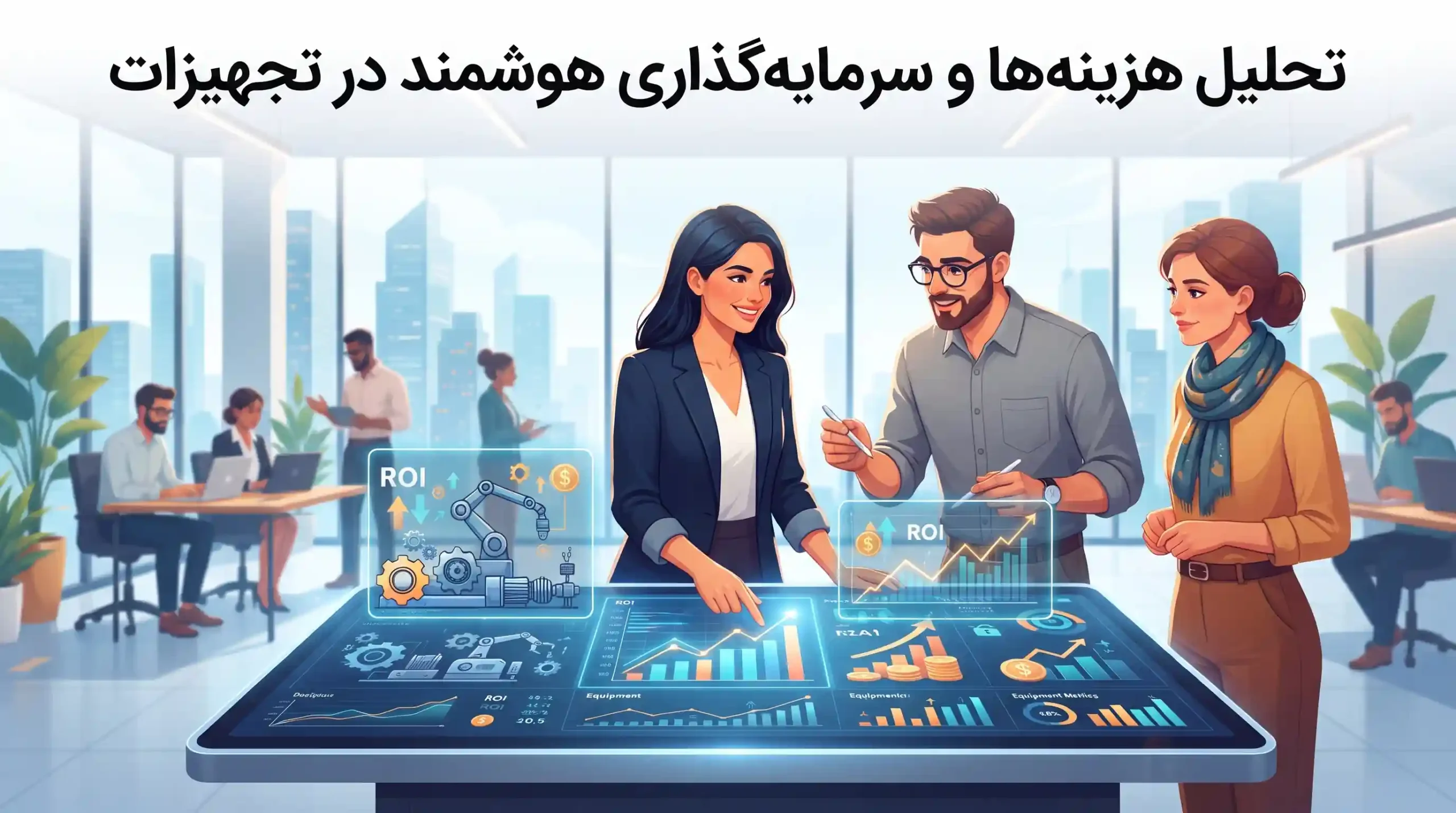 💰 تحلیل هزینه‌ها و سرمایه‌گذاری هوشمند در تجهیزات