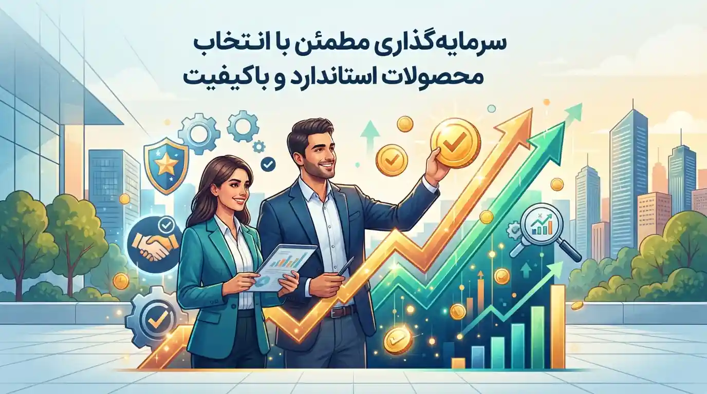 🌟 سرمایه‌گذاری مطمئن با انتخاب محصولات استاندارد و باکیفیت