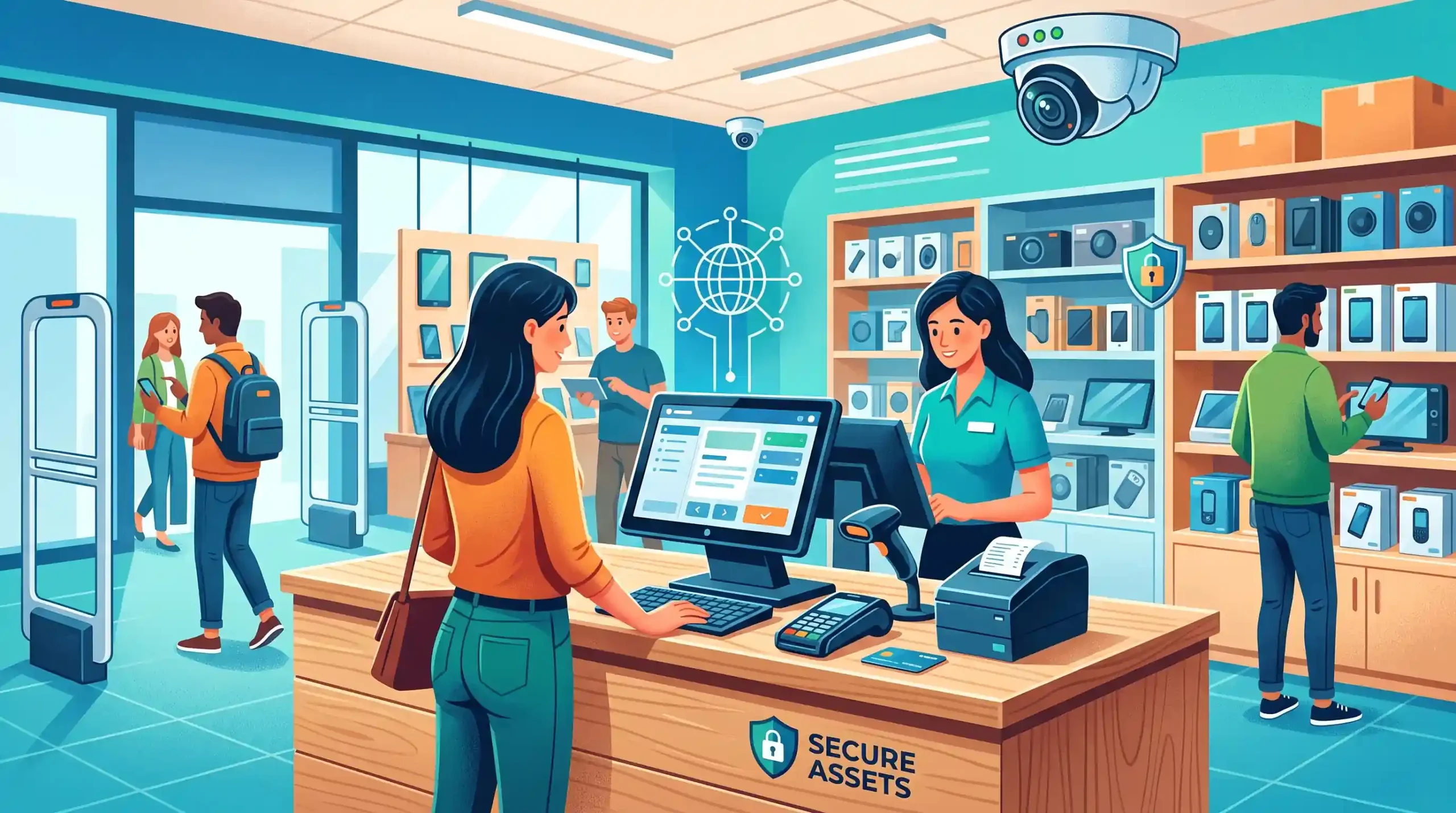 🛡️ امنیت و حفاظت داراییها در کنار تجهیزات فروشگاهی