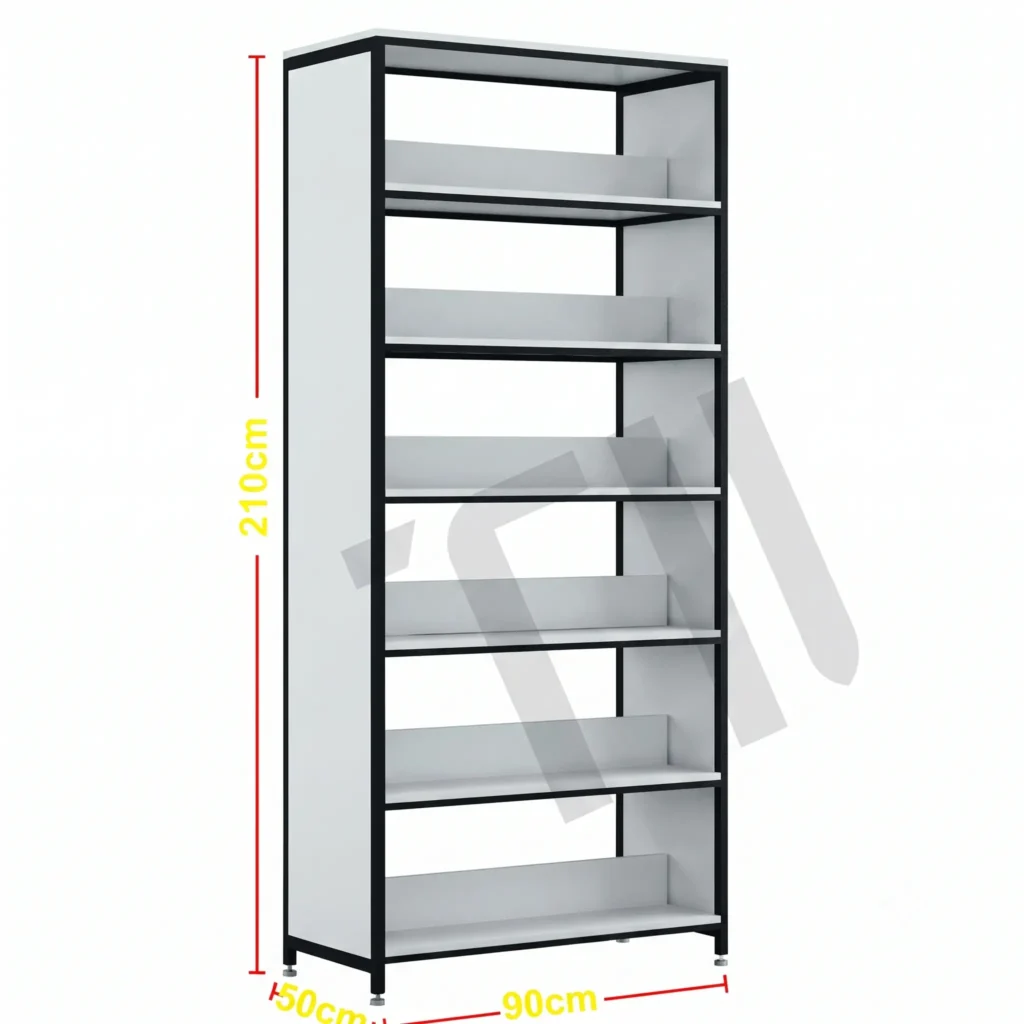قفسه دو طرفه فلزی و MDF تیلکو مدل TR-A15