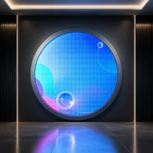 نمایشگر خلاقانه Circle Series | نور و نمایش