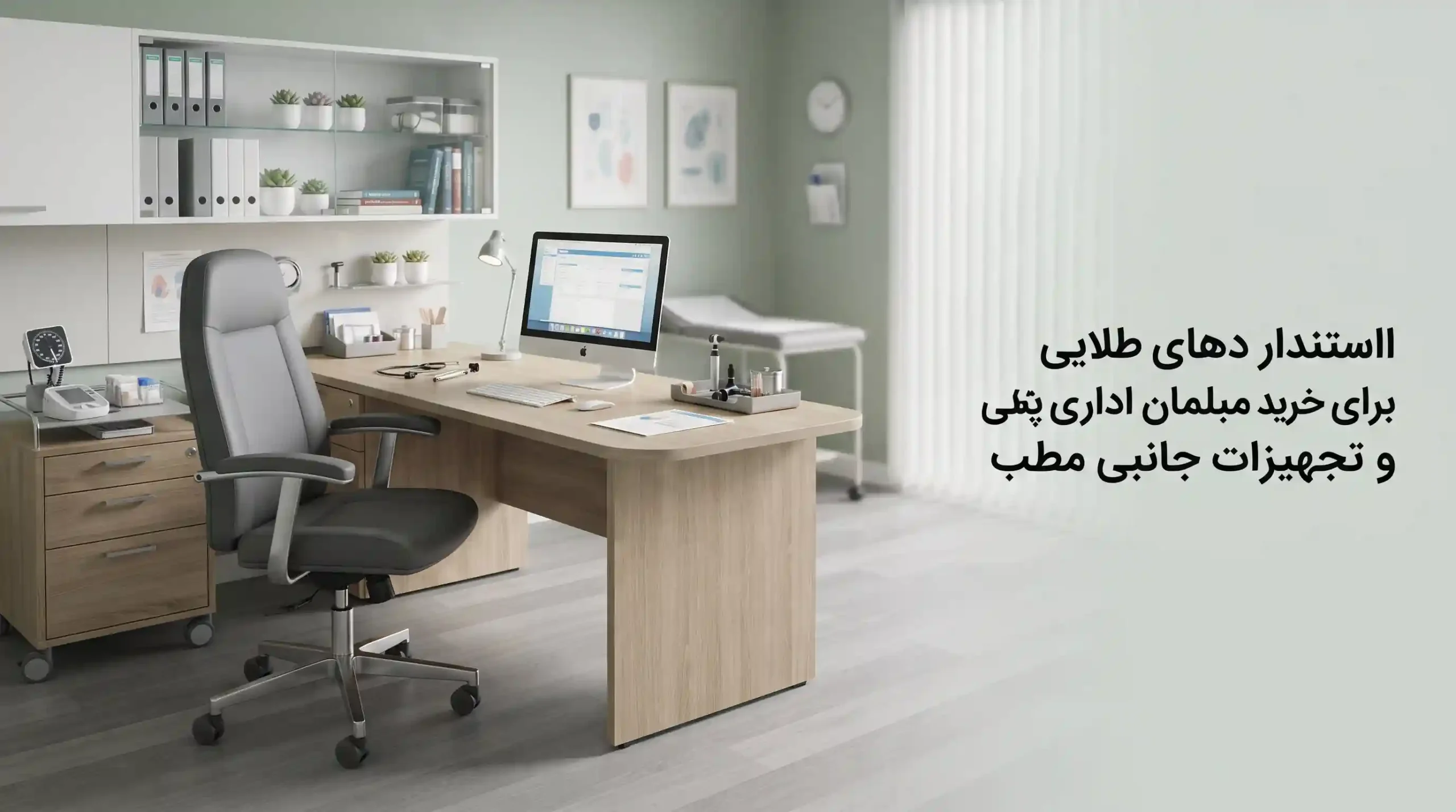📋 راهنمای جامع انتخاب میزها و تجهیزات جانبی مطب