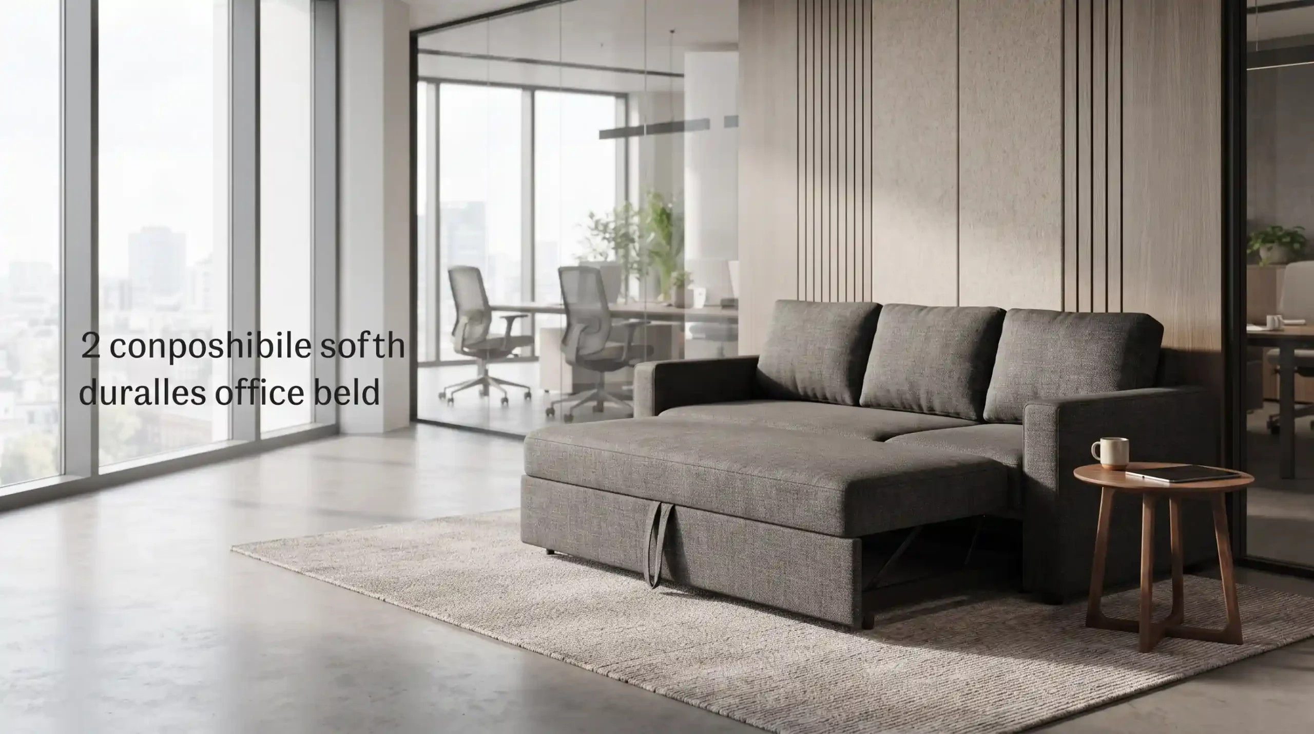 🛋️ مبل‌های اداری و تخت‌خواب‌شو؛ راحتی لوکس در محیط کار