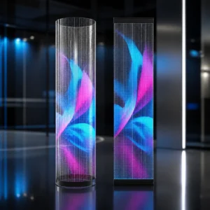 فیلم LED شفاف منعطف STX Series | نور و نمایش
