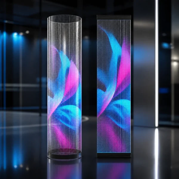 فیلم LED شفاف منعطف STX Series | نور و نمایش